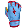 PREMIUM PRO BADER Series Short Cuff Batting Gloves-BABY BLUE