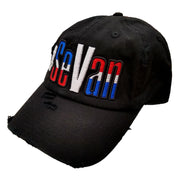 SeVan  embroidered  logo - Black Vintage Hat. GD17303