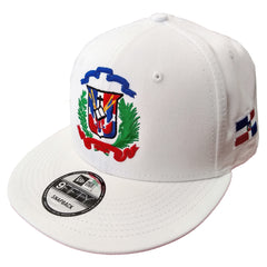 Escudo Republica Dominicana - Dominican Snapback White-Full Color Hat